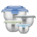 Pyrex® 8-piece Stainless Steel Mixing Bowl Set