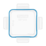 Snapware® Total Solution® Medium Square Plastic Lid with Light Blue Seal